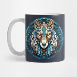 Winter Wolf Spirit - Wolf Head Mug